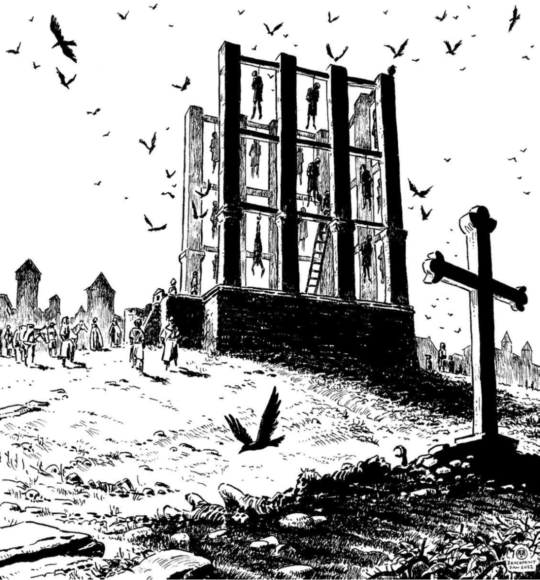 Gibbet of Maubignon by Brockprint Gibbet of Maubignon by Brockprint